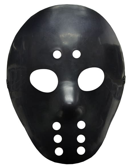 Jason Eishockey Maske Schwarz F R Halloween Horror Shop