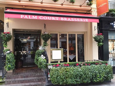 Palm Court Brasserie London | Online Table Reservations