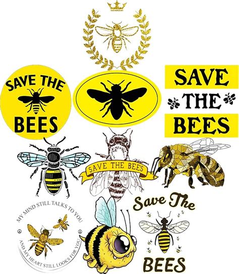 Amazon Gtotd Stickers For Save The Beeslarge Size Pcshoney