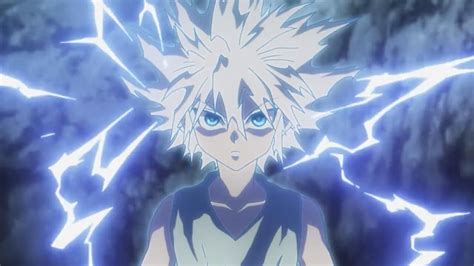 Killua Lightning Hunter X Hunter Anime Blue Anime Hunter Anime