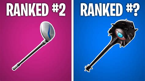 Top 10 SWEATIEST Pickaxes In FORTNITE YouTube