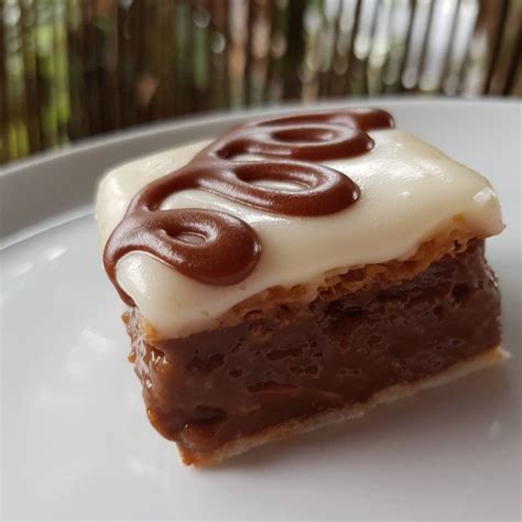 Chocolate Custard Slice – Vegan as FUG