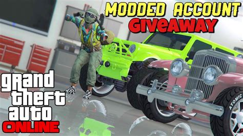 Gta Online Modded Account Giveaway Ps Pro Youtube