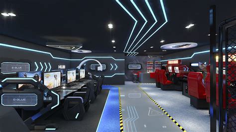 Esports Gaming Center 3d Model Cgtrader