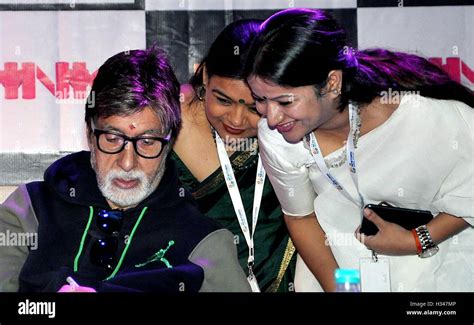 Bollywood Actor Amitabh Bachchan During The Promotion Of Film Pink In