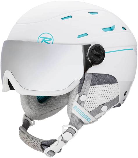 Kask Damski Narciarski Z Szyb Rossignol Allspeed Visor Impact White