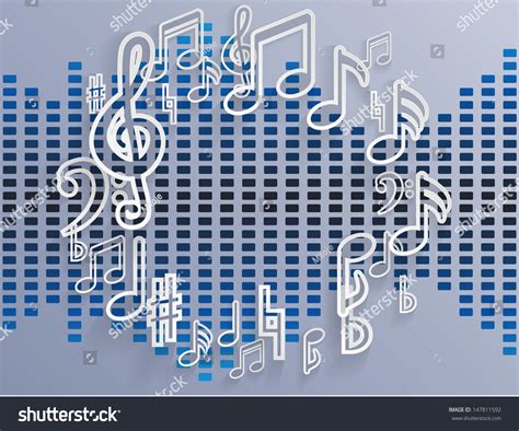 Abstract Music Background Vector Illustration Stock Vector (Royalty Free) 147811592 | Shutterstock