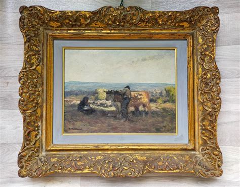 Proantic Fernand Maillaud The Departure Of The Oxen To Work School Of