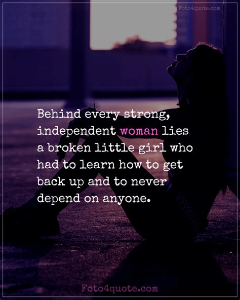 Sad life quotes – I am broken but i am strong | Foto 4 Quote