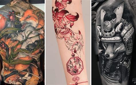 13+ Spiritual Kitsune Tattoo Ideas For The Sly And Cunning