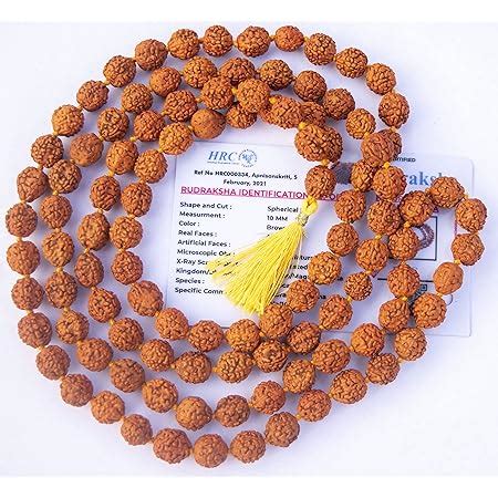 Apnisanskriti 5 Mukhi Rudraksha Mala For Jaap And Men Women Wearing