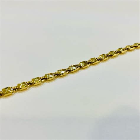 Collana Oro Giallo Kt Di Grammi Scritta Chimento