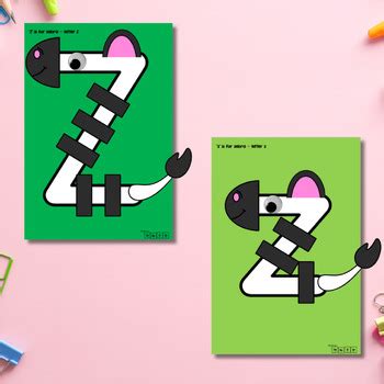 Letter Zz Crafts by Elements of a Teacher | TPT