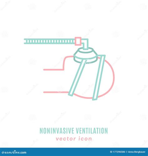 Noninvasive Lung Ventilation Icon Cartoon Vector CartoonDealer