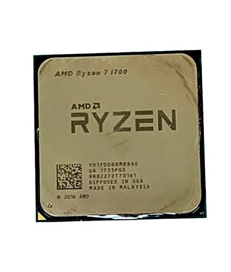 Amd Ryzen 7 1700 8 Core 30 Ghz Socket Am4 65w Desktop Processor Used For Sale