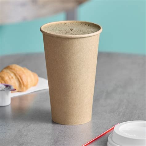 Choice Oz Kraft Poly Paper Hot Cup Case