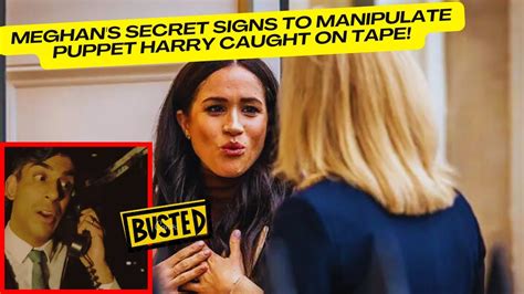 Rotten Meghan Markle Caught Red Handed Putting Stamp On Puppet Harry