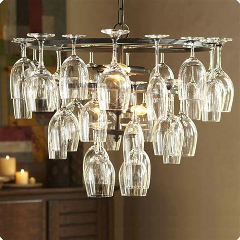 (Clearance Sale) UK Stock Dining Table Lighting Wine Glass Holder Light Fixture 6 light (Wine ...