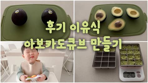 후기이유식ㅣ토핑큐브 만들기ㅣ🥑아보카도 큐브🥑ㅣ아보카도큐브 만들기ㅣ273일 아기 먹방ㅣ토핑 이유식 Youtube