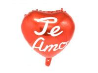 GLOBO CORAZON TE AMO 45CM ROJO Sansei