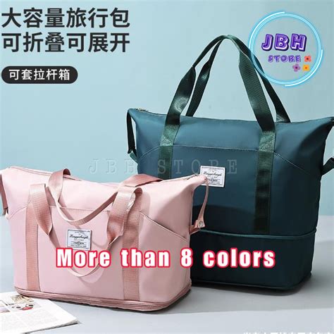 Ready Stocks Jbh Beg Foldable Big Capacity Travel Bag Waterproof