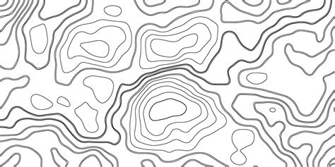 White background with topographic wavy pattern design. Abstract pattern ...