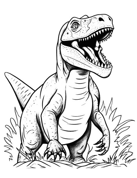 50 Dinosaur Coloring Pages: Printable Fun Sheets