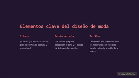 Presentación La importancia del diseno de modas PPT Descarga Gratuita