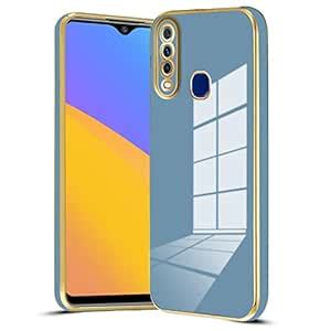 Mr Case Silicone 6D Chrome Back Cover Case For Vivo Y20 2021 Vivo