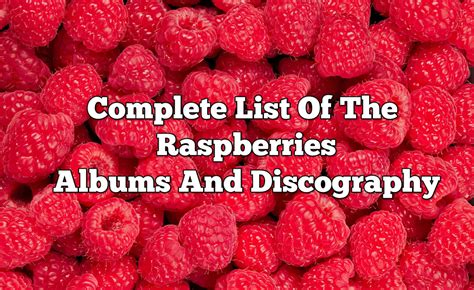 Complete List Of The Raspberries Albums And Discography ...