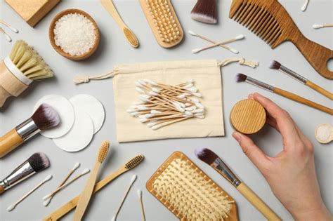 Premium Photo | Self care concept bamboo accessories for self care