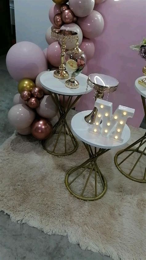 tonos nude Decoración con globos cumpleaños Decoración con globos Decoracion cumpleaños de