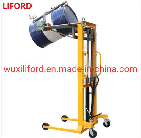 55 Gallon 210L Capacity 450kg Lifting Height 1500mm Hydraulic Oil Drum