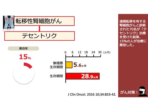 日本がん対策図鑑 【腎細胞がん】テセントリク