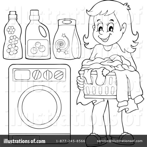 Laundry Clipart Illustration By Visekart