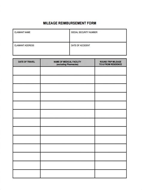 Editable Payment Reimbursement Form Template Word Minasinternational