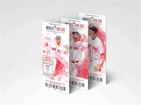 Boston Red Sox Premium Season Tickets on Behance