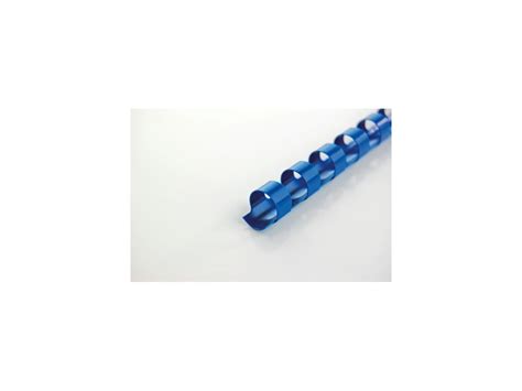 GBC Baguettes De Reliure 8mm A4 4028234 Bleu 21 Anneaux 100 Pcs