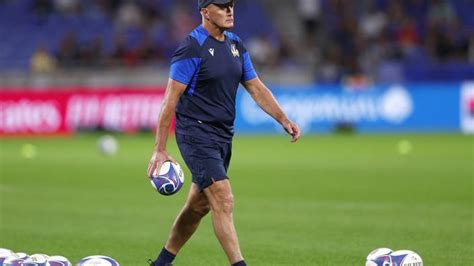 Coupe du monde de rugby le sélectionneur de lItalie très déçu mais