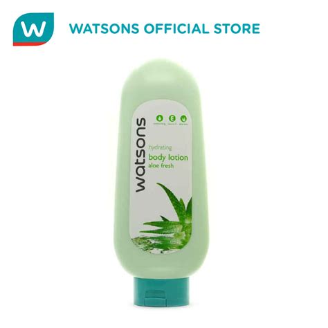 Watsons Hydrating Body Lotion Aloevera 532ml Shopee Philippines