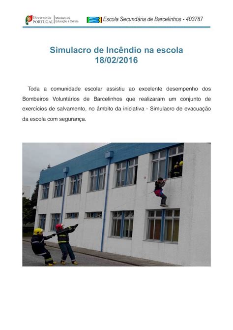 Pdf Simulacro De Inc Ndio Na Escola Simulacro De