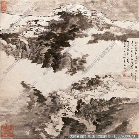 陆俨少 国画大图54下载大师名画网