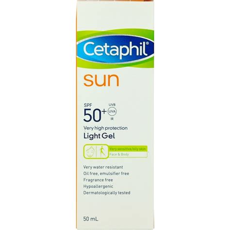 Buy Cetaphil Sun Spf 50 Light Gel 50ml Online At Best Price And Same Day