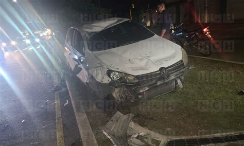 Brutal accidente vial deja pérdidas materiales en la capital HCH TV