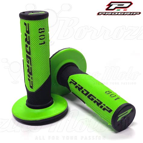 Coppia Manopole Progrip Verdi Gel D Universali Cross