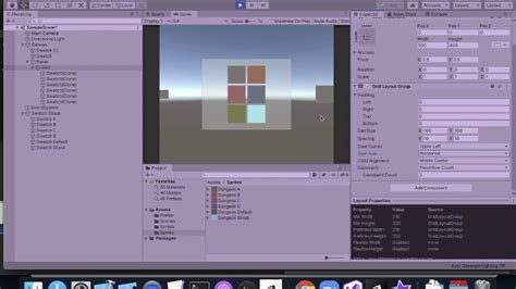 Unity Ui Demo Grid Layout Group Youtube