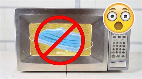 Do Not Microwave A Face Mask Youtube