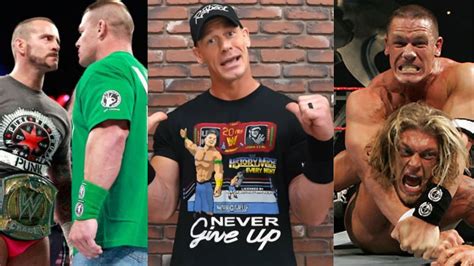 John Cenas streak and the best moment from each year