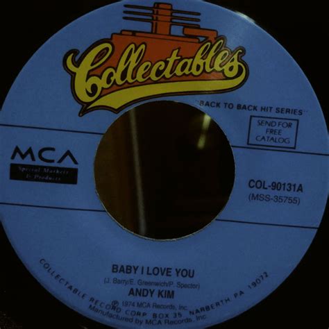 Andy Kim – Baby I Love You / How'd We Ever Get This Way (Vinyl) - Discogs