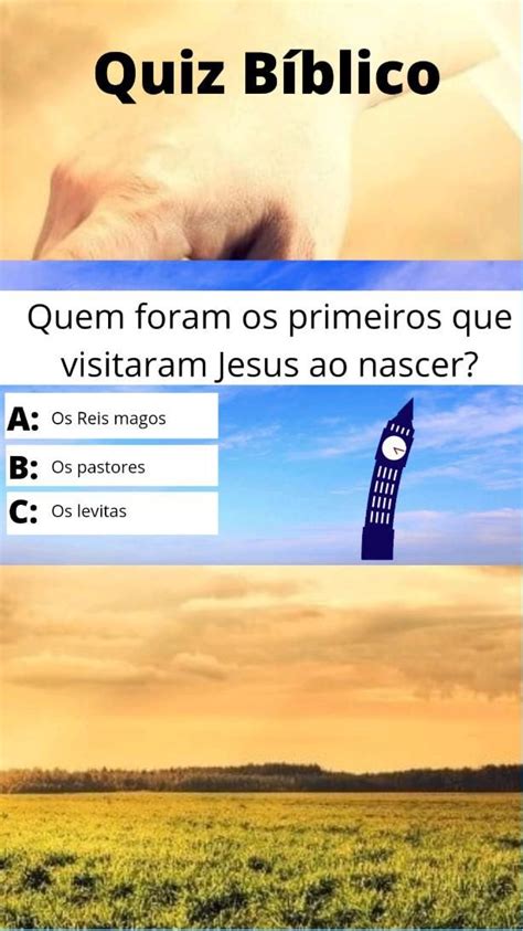 Quiz Bíblico Jogo da Bíblia teste seus conhecimentos Evangelho de